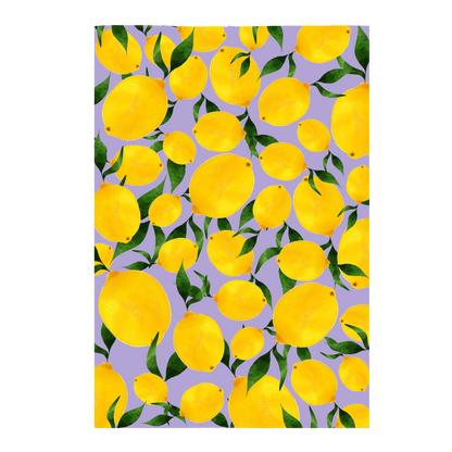 Lemon Gift Wrap Sheet - Pack of 10