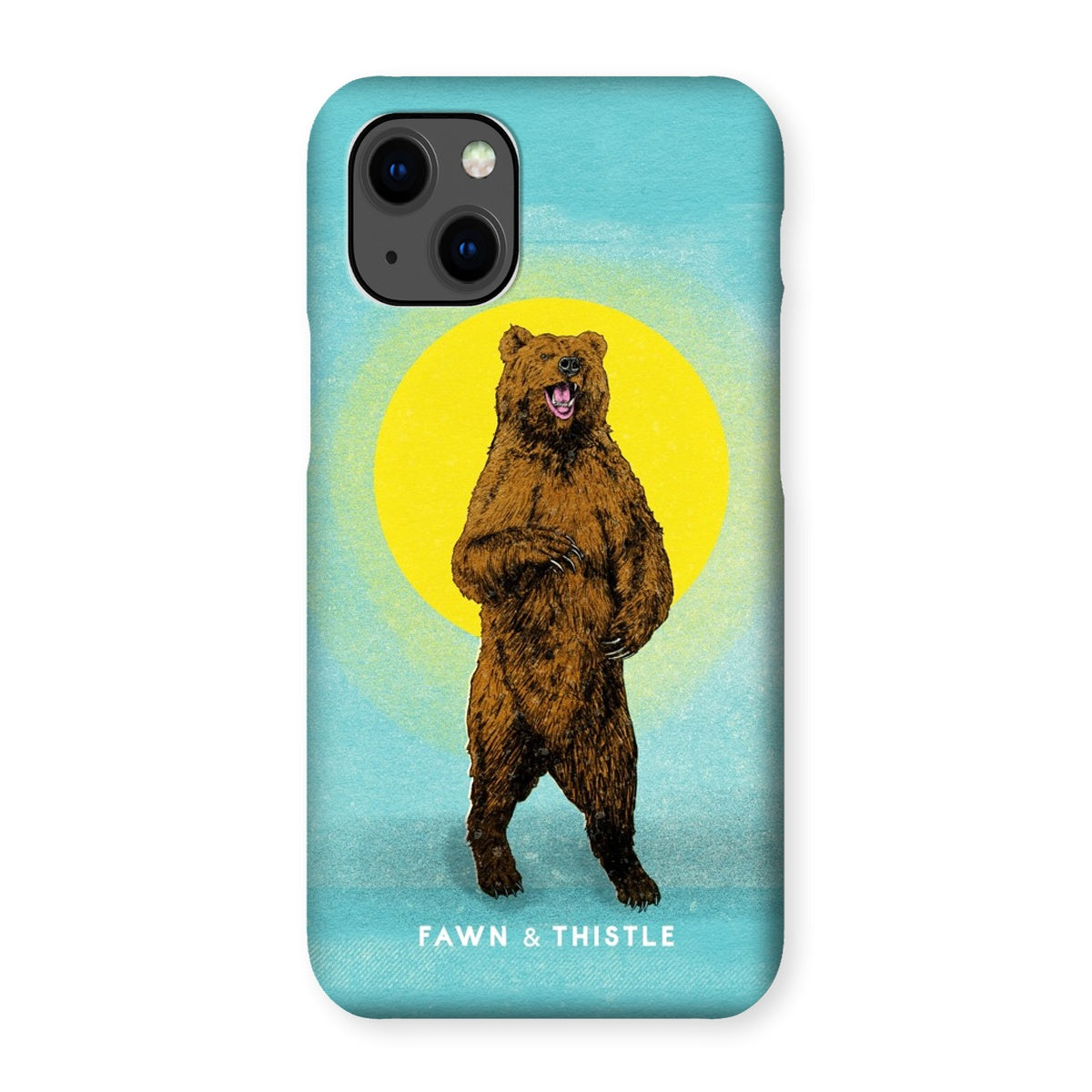 Papa Bear Riso Phone Case