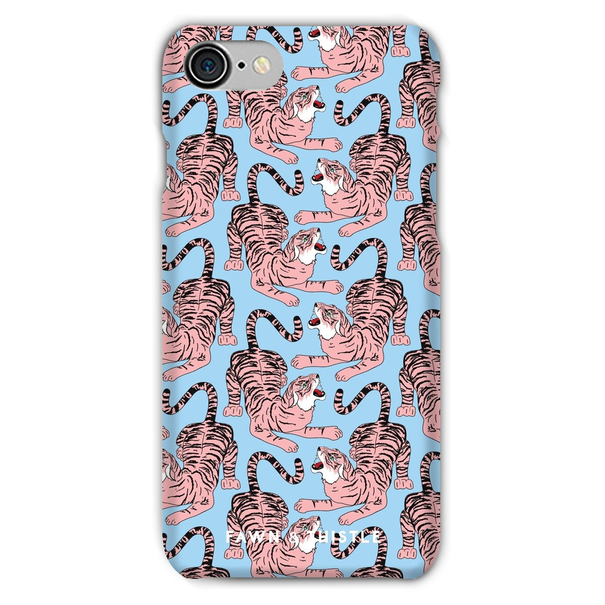 Roaring Pink Tiger Snap Phone Case