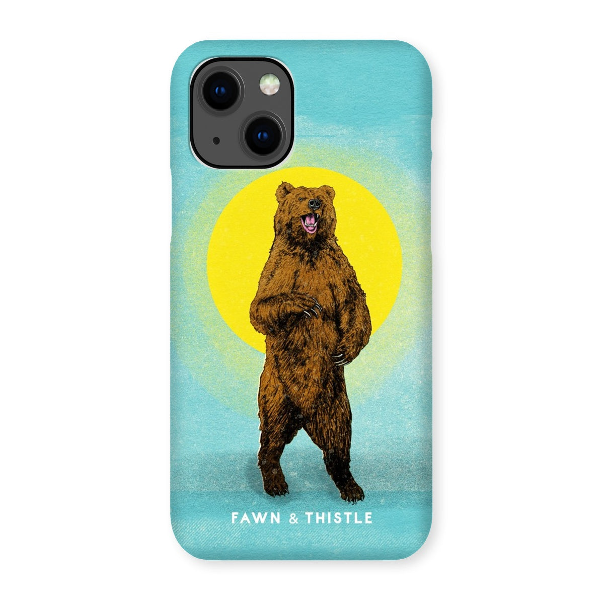 Papa Bear Riso Phone Case