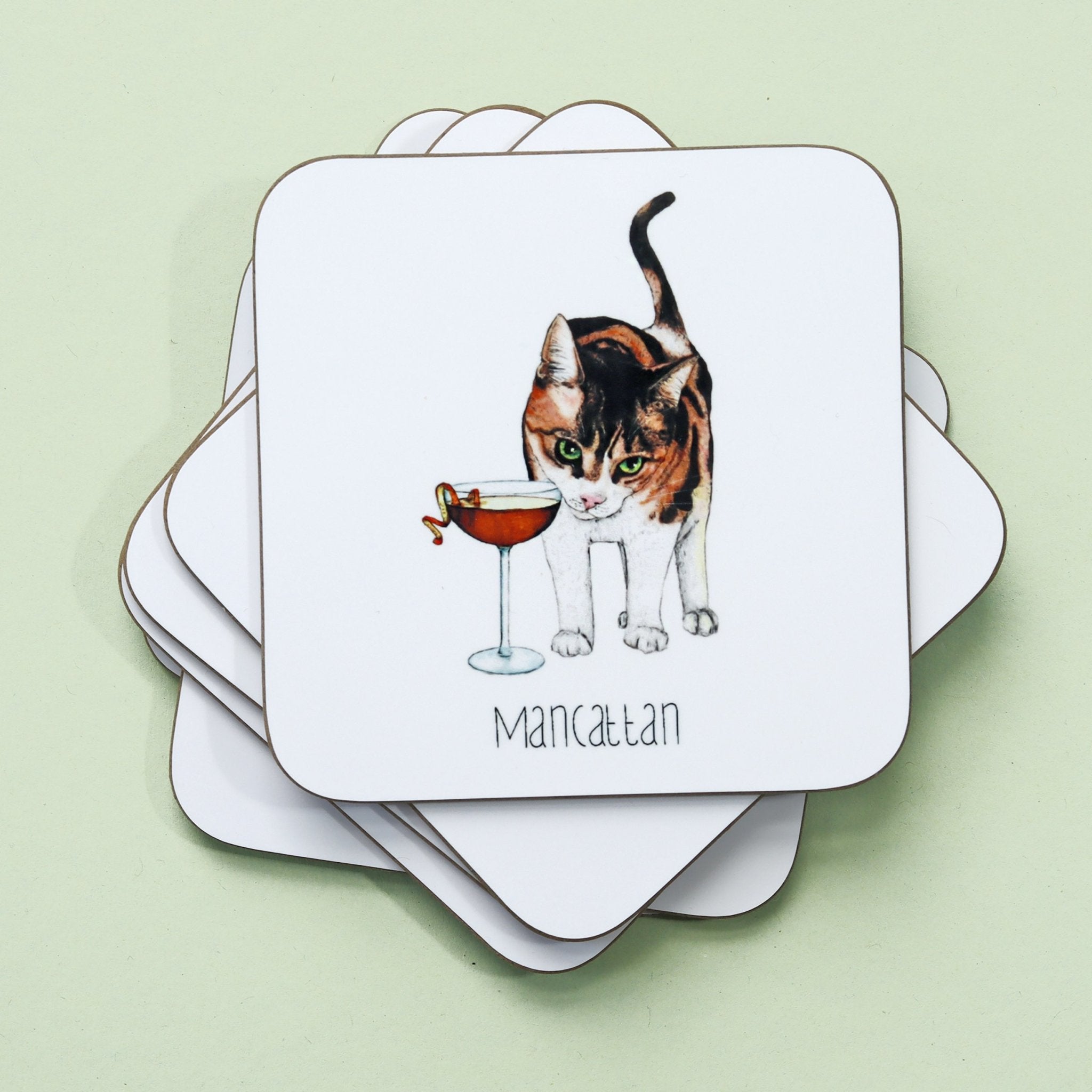 Cocktail Animals Coaster set Fawn Thistle Fawn and Thistle